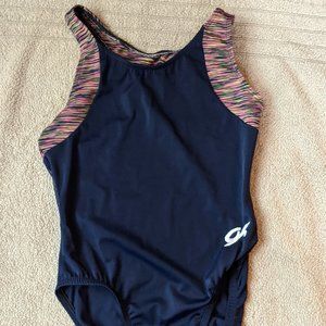 GK AXS Blue Leotard and shorts set